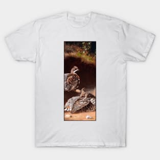 Tetrastes bonasia by Ferdinand von Wright T-Shirt